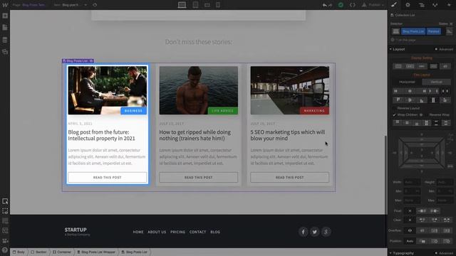 Filtering Collection Lists - Webflow CMS tutorial смотреть онлайн