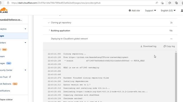 Connect your own Cloudflare with your own git repository смотреть онлайн