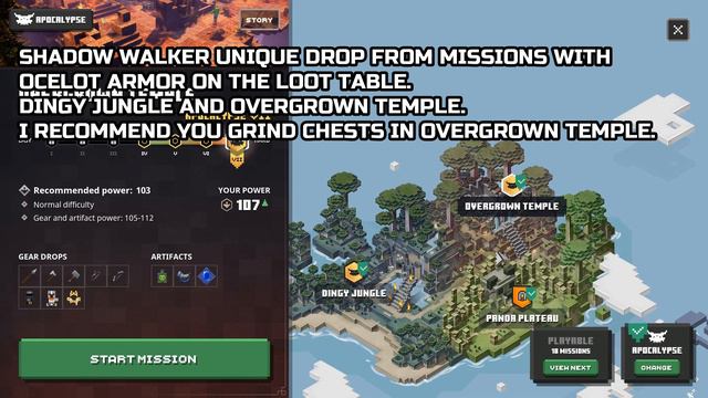 How to get Shadow Walker Unique Minecraft Dungeons Jungle Awakens смотреть онлайн