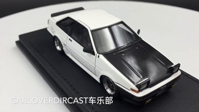 (Ignition Model) Toyota Sprinter Trueno (AE86) 2Door GTV White /Black resin Scale 1:43 IG0481 смотреть онлайн