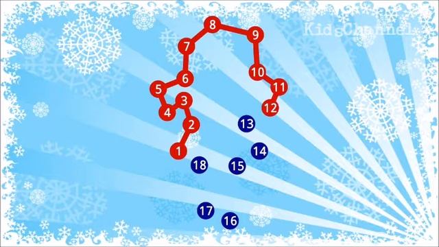 Kids Connect the Dots Xmas | christmas games for kids | Connecting Number Games смотреть онлайн