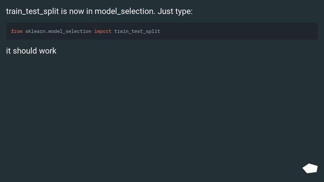 ImportError: No module named sklearn.cross_validation смотреть онлайн