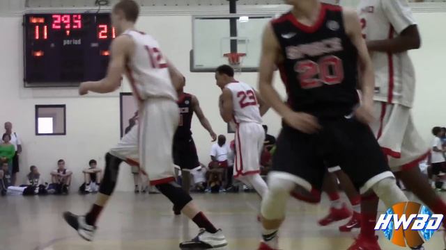 Justin Roberts Gets Invite to Nike Elite 100 Camp | PG with a LETHAL Pull Up смотреть онлайн