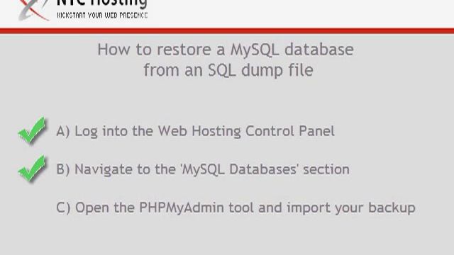 How to Restore a MySQL Database from Backup смотреть онлайн