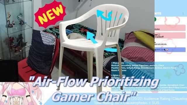 [Indie] Viewer's 'Gaming Chair' Sends Lyrica Into a Laughing Fit [ENG SUB] смотреть онлайн