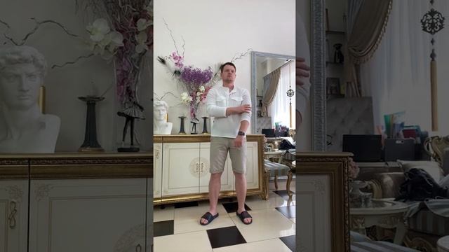 Мужская рубашка из муслина