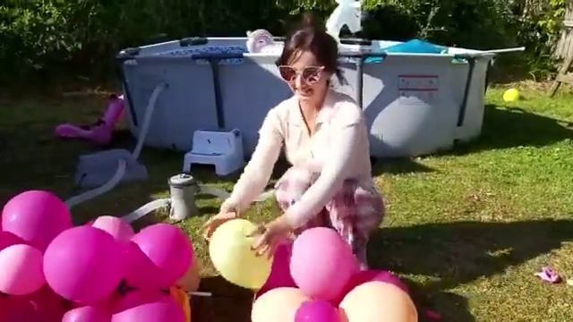 Pink balloon arch clear away смотреть онлайн