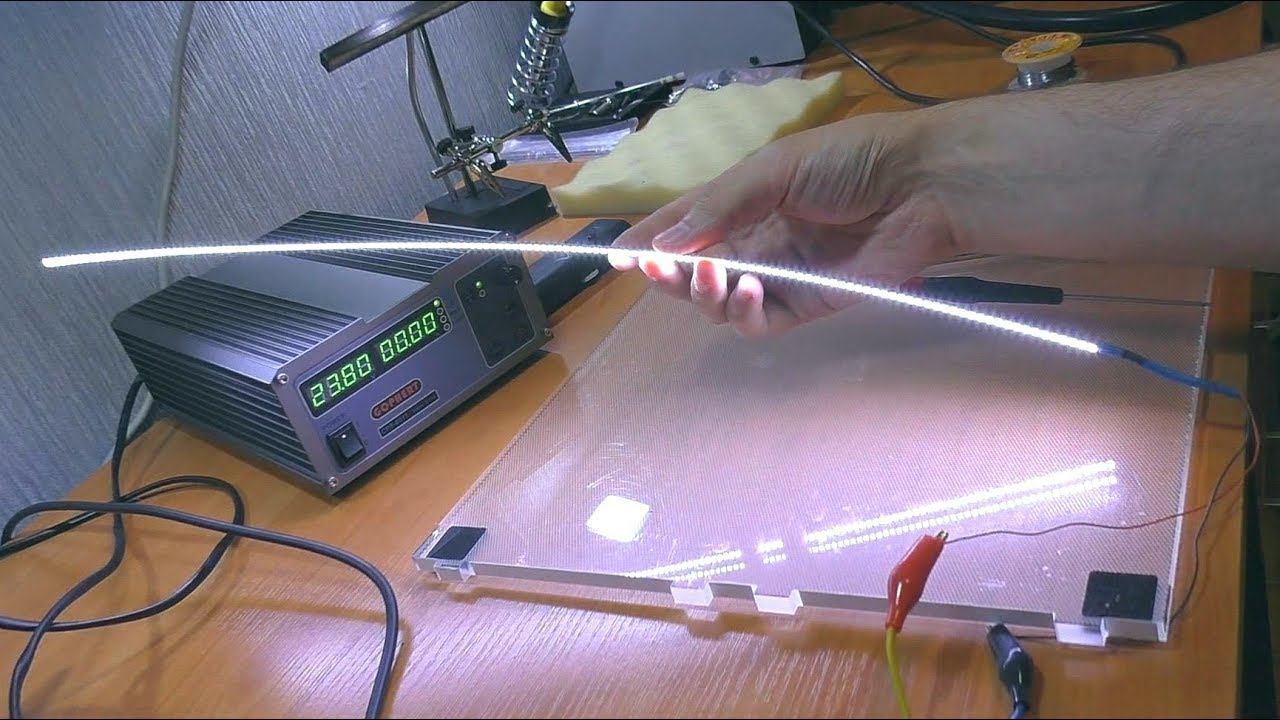 Как включить светодиодную панель матрицы монитора / ноутбука смотреть онлайн