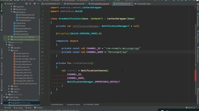 Firebase Push Notification with Firebase Cloud Messaging Android Studio Tutorial 2020 - FCM Kotlin смотреть онлайн