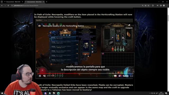 +14 CAMBIOS PARA LA NUEVA TEMPORADA PATH OF EXILE: NECROPOLIS смотреть онлайн