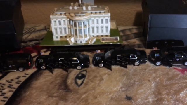 1/43 Scale Presidential Motorcade Obama смотреть онлайн