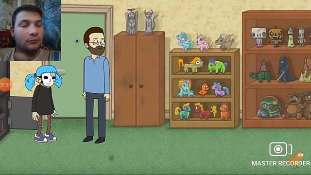 куплинов и Салли в гостях у Чарли { анимация } реакция