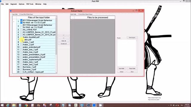 Pairing PDF (19) How to extract fonts from PDF files in batch mode смотреть онлайн