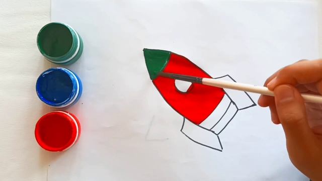 как нарисовать ракету??/ How to draw a rocket??/ Bir roket nasil çizilir? #rocket #рисунокдлядетей смотреть онлайн