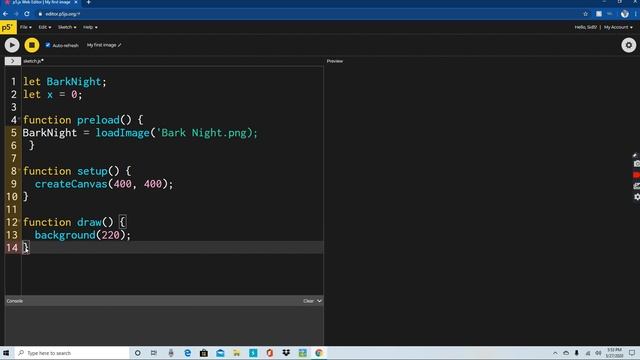 How to insert an image in p5.js смотреть онлайн