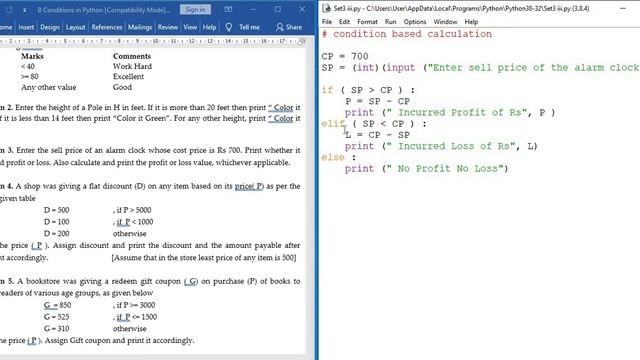 Python - Conditions G смотреть онлайн