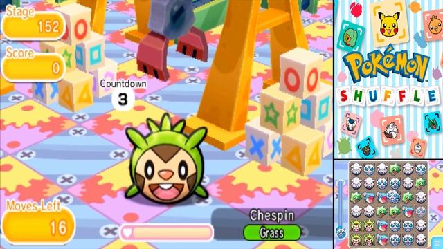Pokémon Shuffle 100% Walkthrough Part 50 (Stage 151,152 & 153) смотреть онлайн
