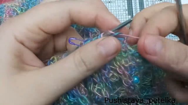 МК Шаль "Кодама"/Обучающее видео для начинающих/Вязание спицами/ с 107 по 120 ряд/часть 6 смотреть онлайн