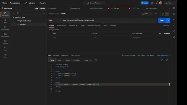 NodeJS - Get all product details api creation || Serving static files in Express || Myntra clone#2 смотреть онлайн