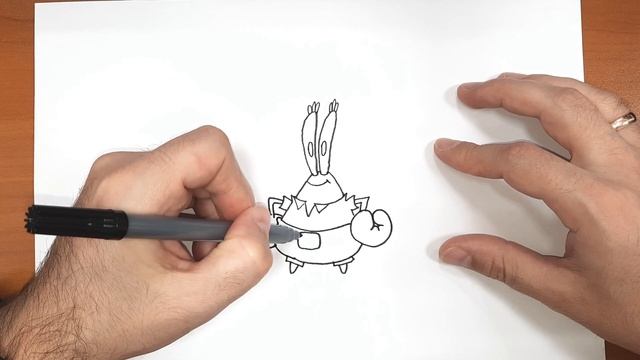 HOW TO DRAW MR KRABS Spongebob | КАК НАРИСОВАТЬ МИСТЕРА КРАБСА смотреть онлайн