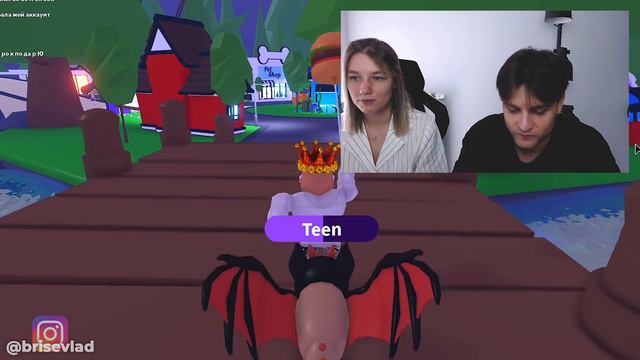 ПОМЕНЯЛИСЬ ЖИЗНЯМИ С ДЕВУШКОЙ В ADOPT ME ROBLOX! смотреть онлайн