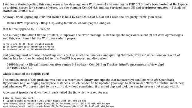 PHP app crashes: child pid exits with Illegal instruction (4) (2 Solutions!!) смотреть онлайн