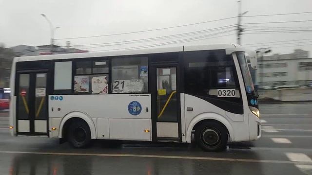 "Тест Google Camera" Автобус ПАЗ-320435-04 "Vector Next" (NS) № М 820 ТР 62 №0320 следует в парк смотреть онлайн