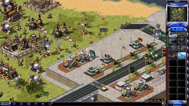 Red Alert 2: Kirov attack! I got caught napping on defense! I retaliated with spies! 😂 смотреть онлайн