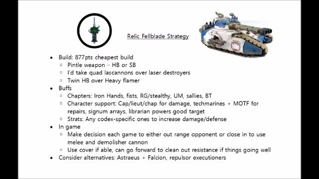 Fellblade Super Heavy Tank: Rules Review + Tactics - Relic Space Marine Strategy Guide смотреть онлайн