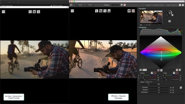 Match iPhone 7 plus colors to an Arri Alexa смотреть онлайн