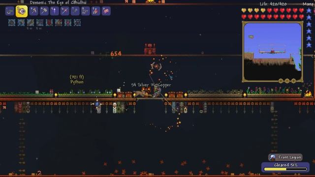 Terraria Expert Mode Co-Op (1.3): Episode 21 - Frost Moon! смотреть онлайн