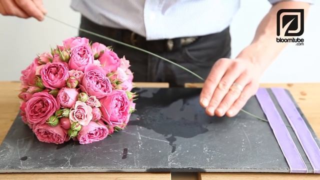 How to make a flower arrangement with roses tutorial смотреть онлайн