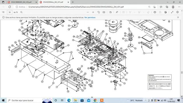 SCHEMATICS DENON DNHD2500. SERVICE MANUAL DENON DNHD2500..MANUAL DE SERVICIO DENON DNHD2500 смотреть онлайн