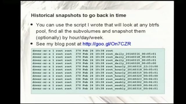 Why you should consider using btrfs ... like Google does. смотреть онлайн