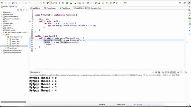 Creating Thread in Java by Implementing Runnable Interface | Multithreading in Java | Threads смотреть онлайн