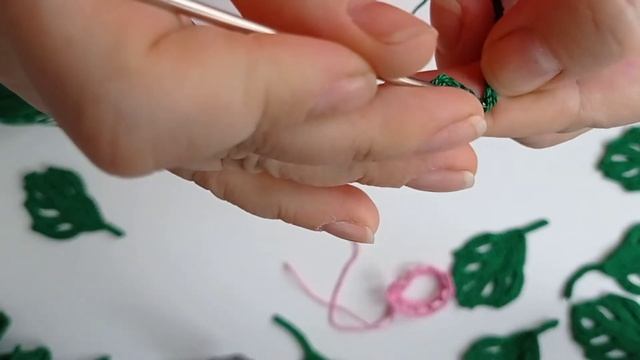 Вяжем эффектный, просто и очень быстро завиток для ирландского кружева. смотреть онлайн