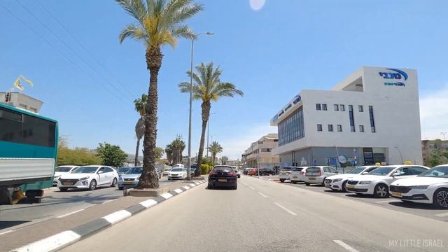 AFULA • Driving through the city in the Jezreel Valley • ISRAEL 2021 ?? • נסיעה בעפולה смотреть онлайн