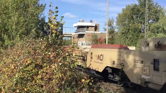Trainspotting at erstwhile signal tower ( box) at Kn, Kaldenkirchen Germany , October 7-2022 ?????? смотреть онлайн