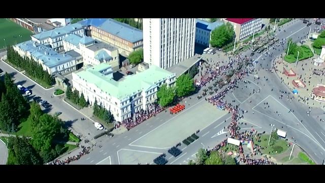 Омск, Соборная площадь 9 мая 2016 смотреть онлайн