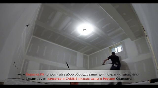 Как легко шпатлевать потолок и стены из гипрока? с ASPRO БОКС® смотреть онлайн