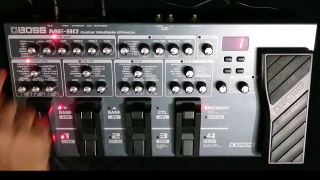 BOSS ME 80 Patches (Clean Tone Settings) Boss New Tone смотреть онлайн