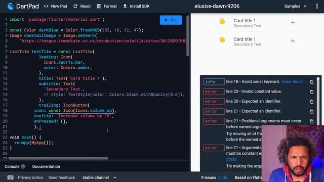 My Flutter Journey [Day 13]: List of info смотреть онлайн