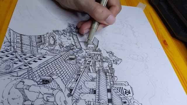 Drawing a Manga Page and COLORING it! | Naruto Shippuden смотреть онлайн