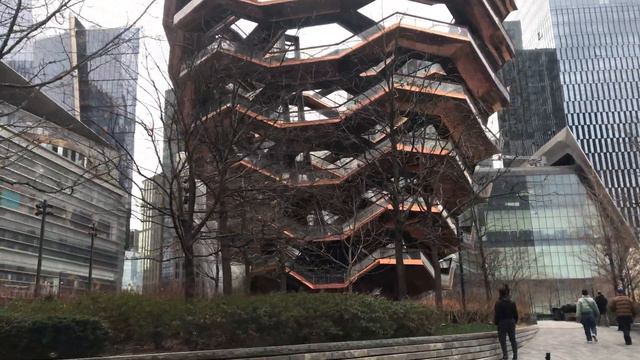 [4K] WALKING TOUR THE VESSEL/HIGH LINE & BELLA ABZUG PARK смотреть онлайн
