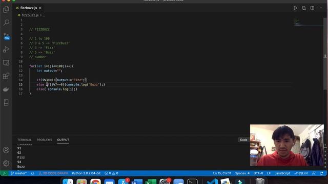 FizzBuzz JavaScript Explained | Visualize Code Execution смотреть онлайн