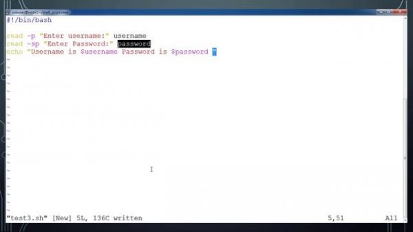 003-Unix Shell Scripting - Read command