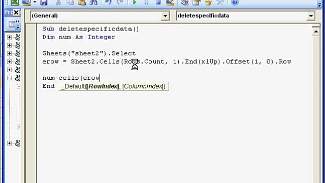 Delete Specific Data using Excel VBA смотреть онлайн