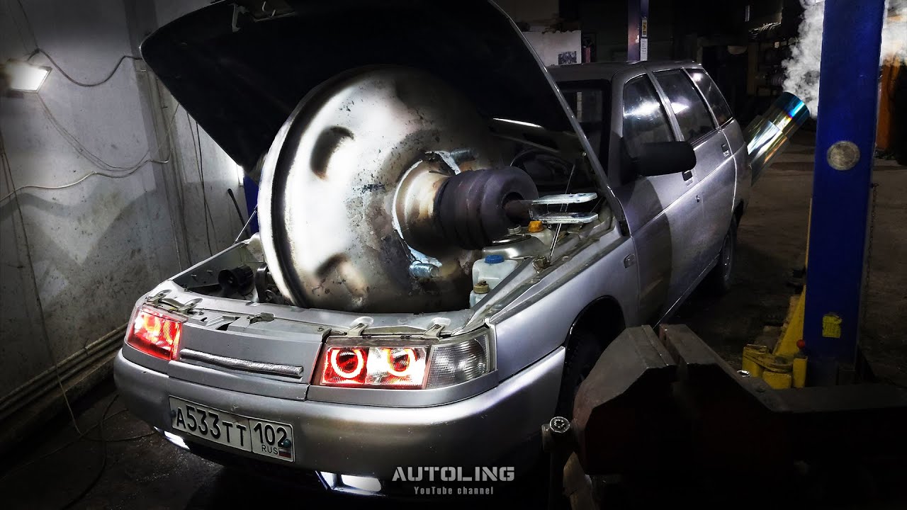 Самый ГРОМКИЙ ВЫХЛОП на ВАЗ 2111. HKS-банка + STINGER 4-2-1. И немножко тормозов смотреть онлайн