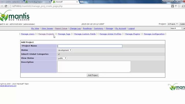 Mantis Bug Tracker смотреть онлайн