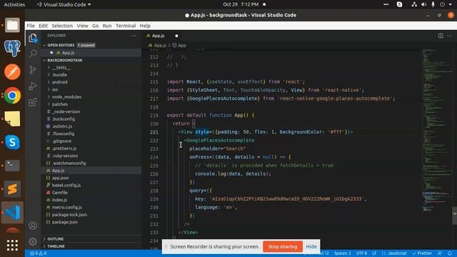 How to Use Google Places Autocomplete Components in React Native смотреть онлайн